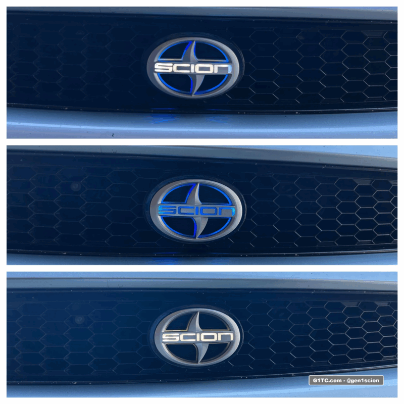 10th anniversary illumination badge retrofit on TC1