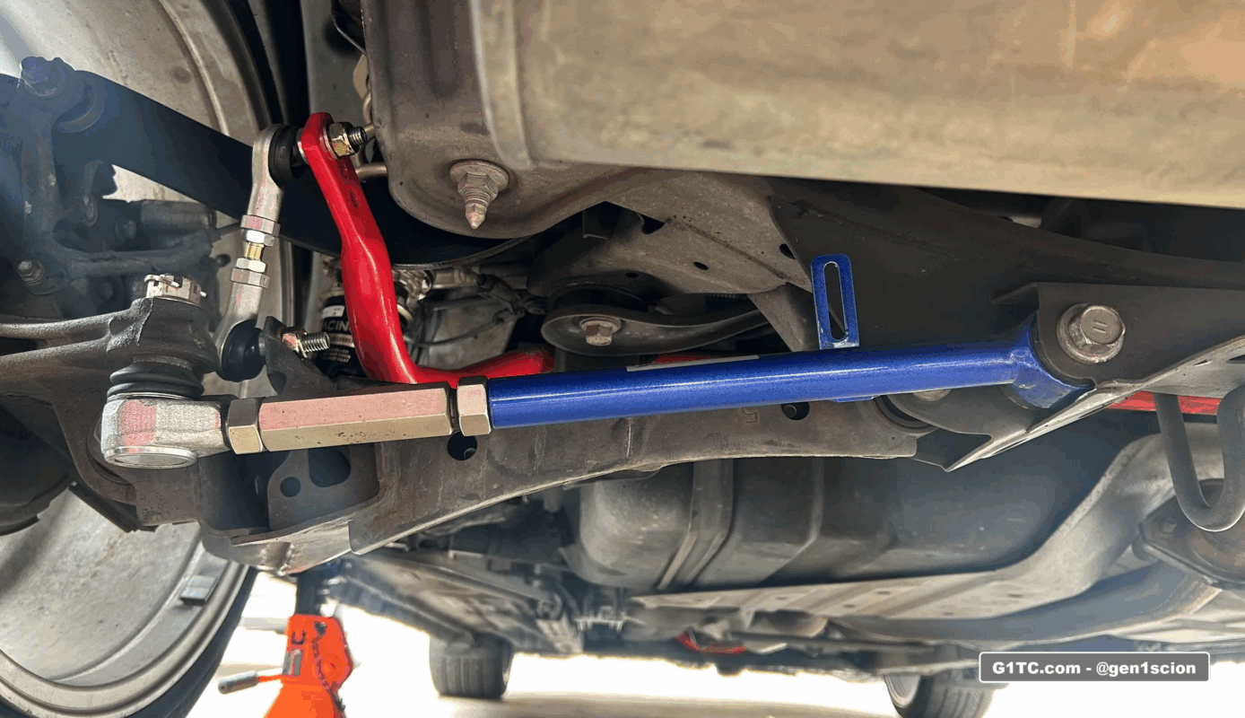 2005-2010 Scion tC ANT10 hardrace usa rear toe tie bar