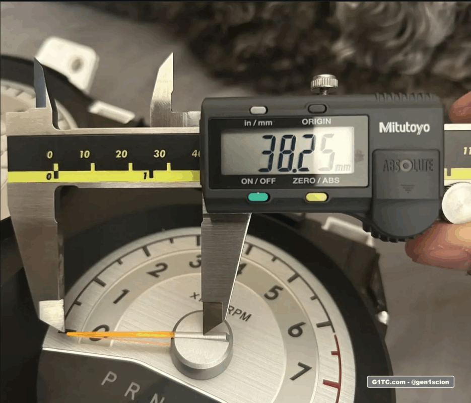 2005-2010 Scion tC Tachometer needle length 38mm