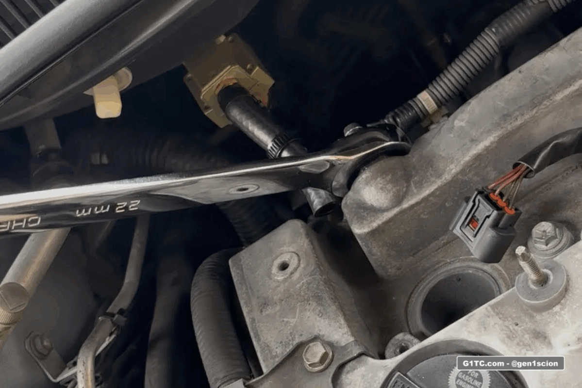 22mm wrench to remove PCV valve on back of valve cover