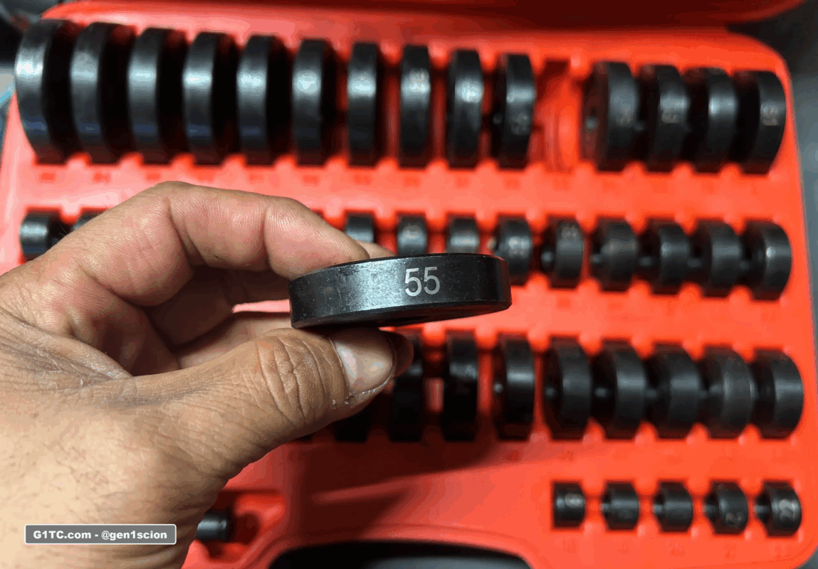 55mm disc for pressing out bushing