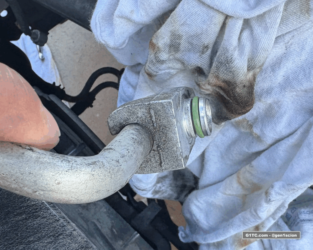 AC Air conditioning maintenance new seal