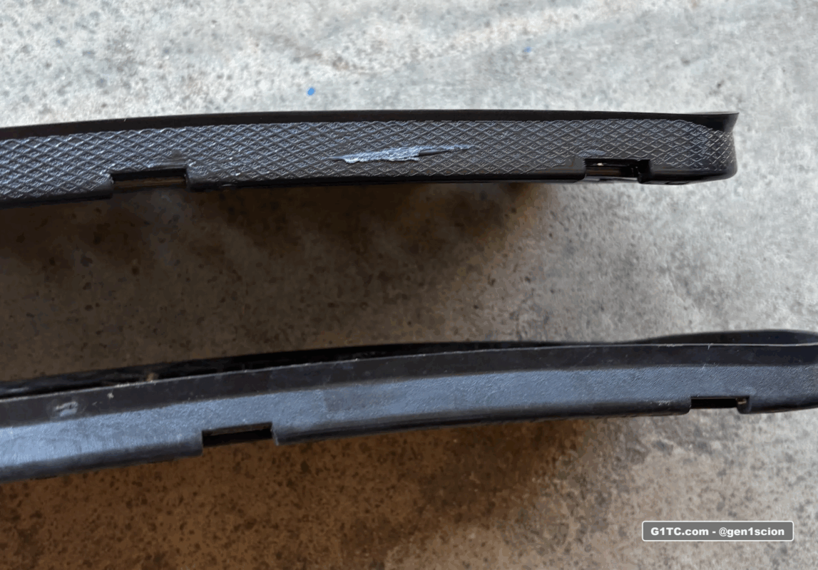 aftermarket grill vs OEM edges compared Scion tC
