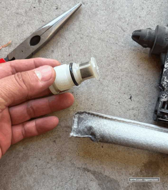 air conditioning AC Drier filter unit after 250k miles