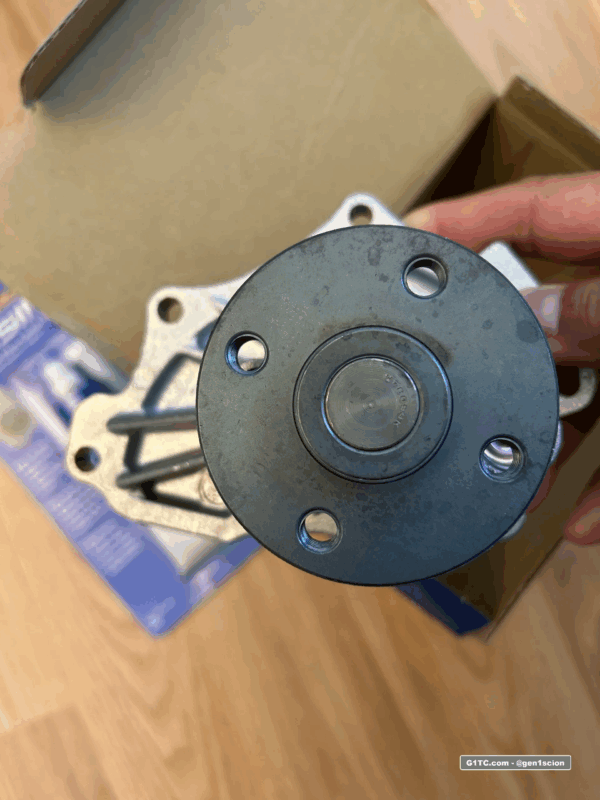 Aisin Water pump WPT-129 pulley face