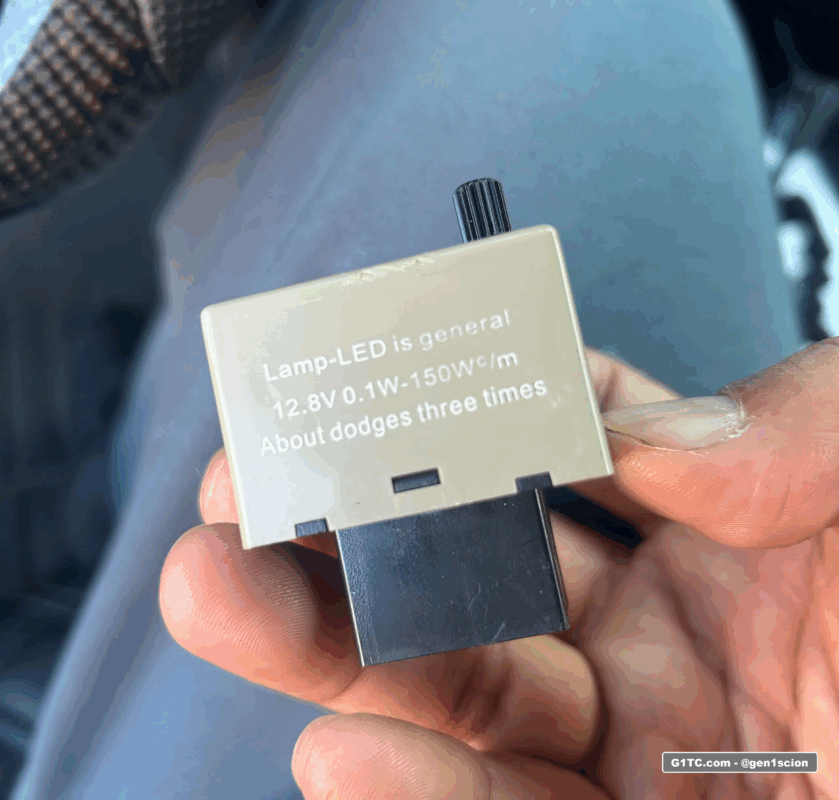 Amazon blinker flasher relay with adjustable blink rate knob