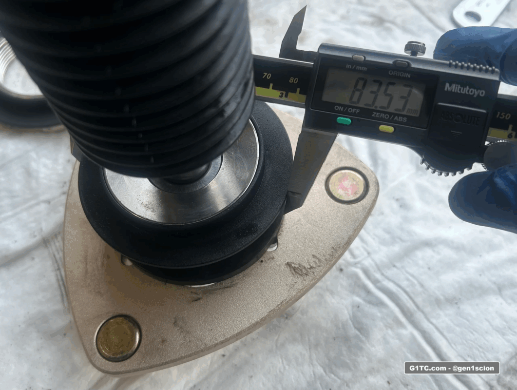 BC racing BR series upper strut spring seat OD 84mm