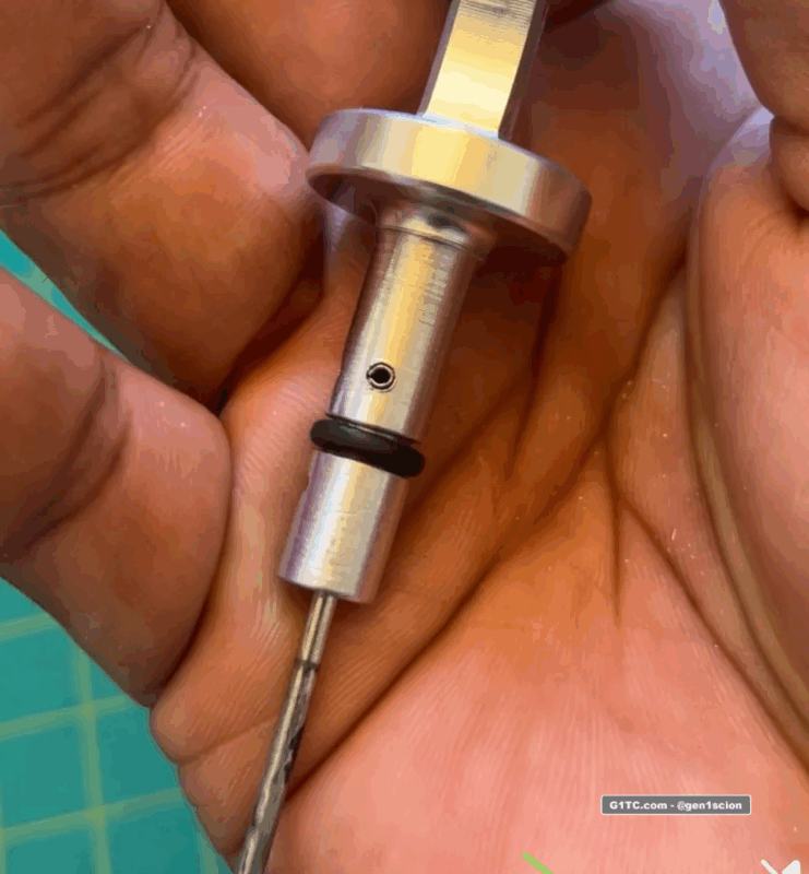 custom billet dip stick oil handle for 2005-2010 Scion tC