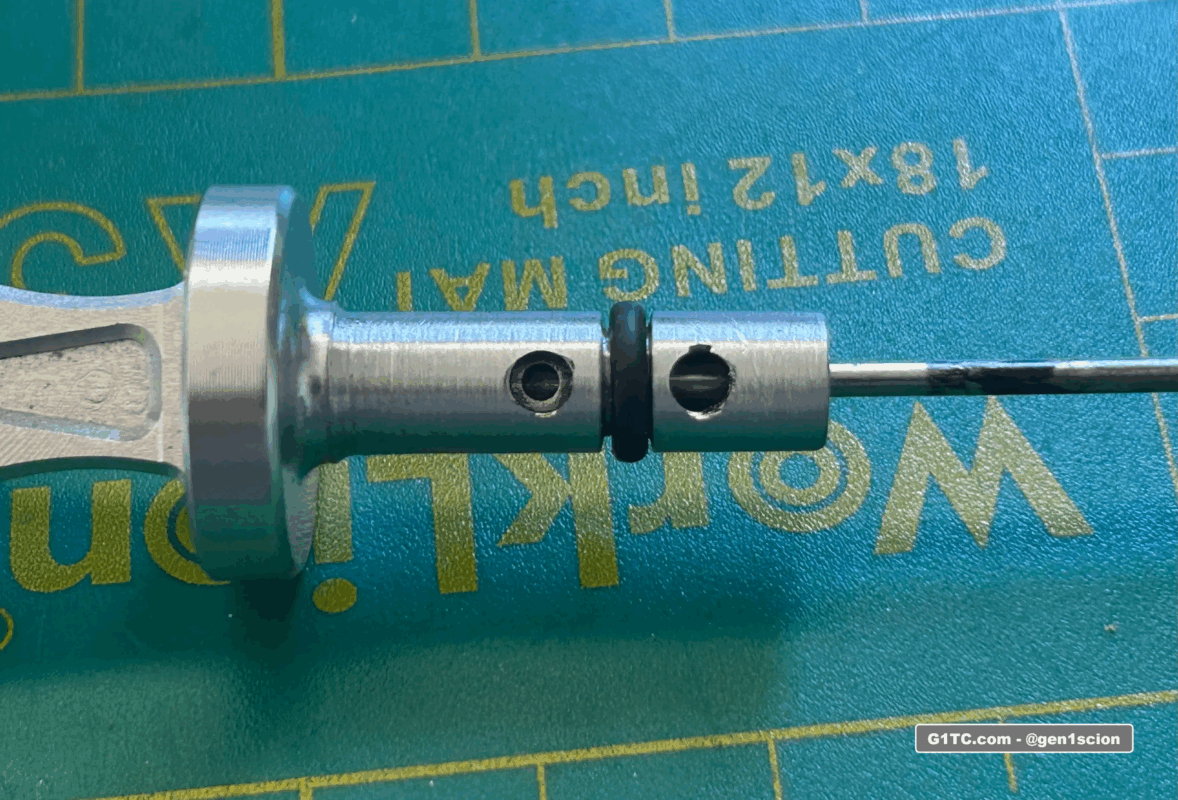 custom oil dipstick handle hand made for scion tC 2005-2010