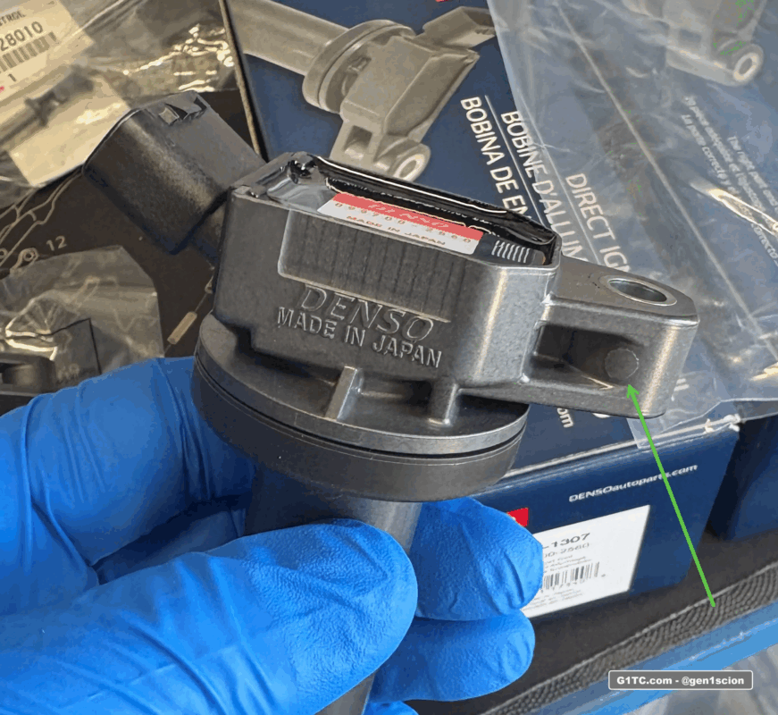 Denso 637-1307 ignition coil genuine scion tc 2005-2010
