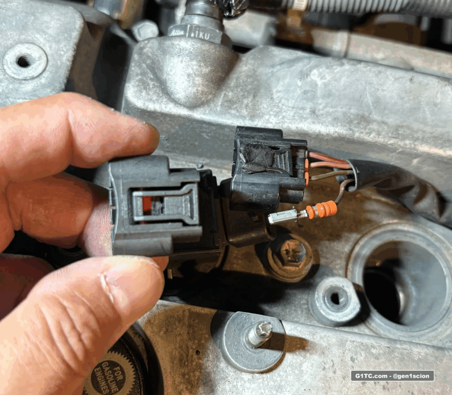 depin the ignition coil socket wires one at a time