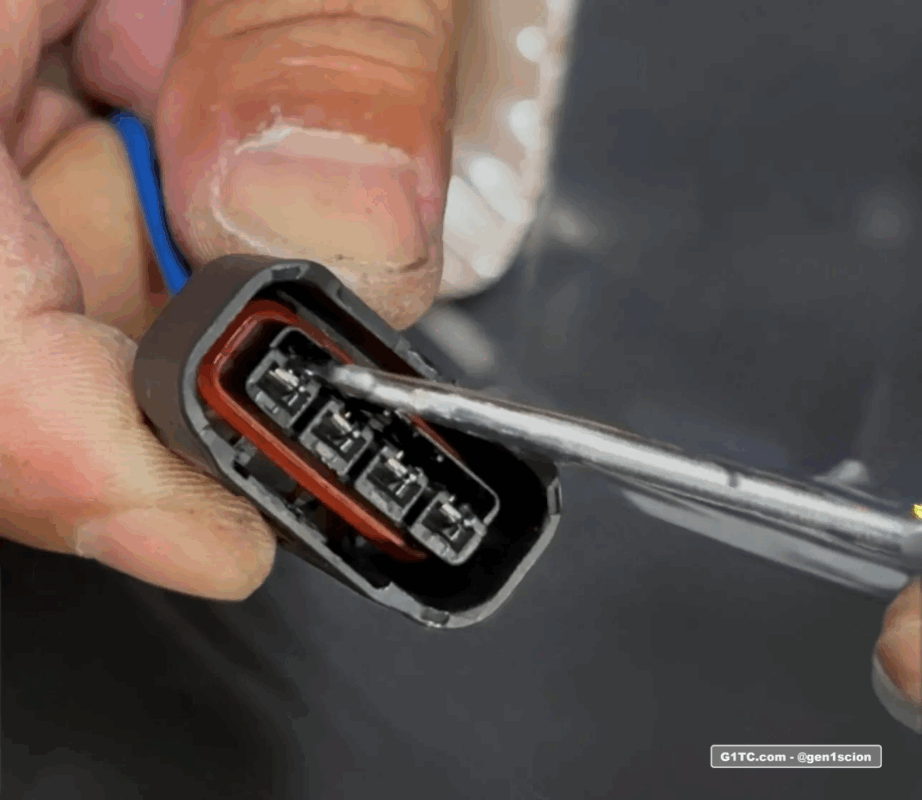 depinning the 1st gen scion tc ignition coil pack harness depin