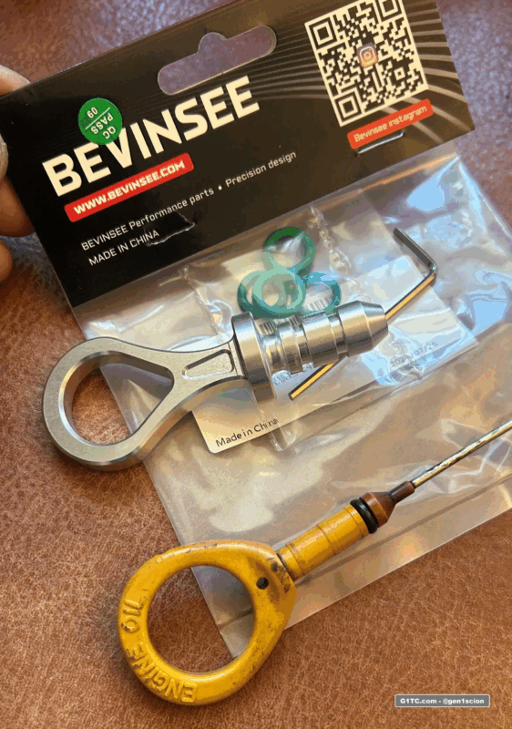 Ebay Bevinsee billet aluminum oil dipstick custom install TC1