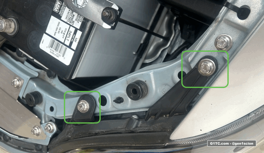 Engine Dress M6 bolts for headlight screws