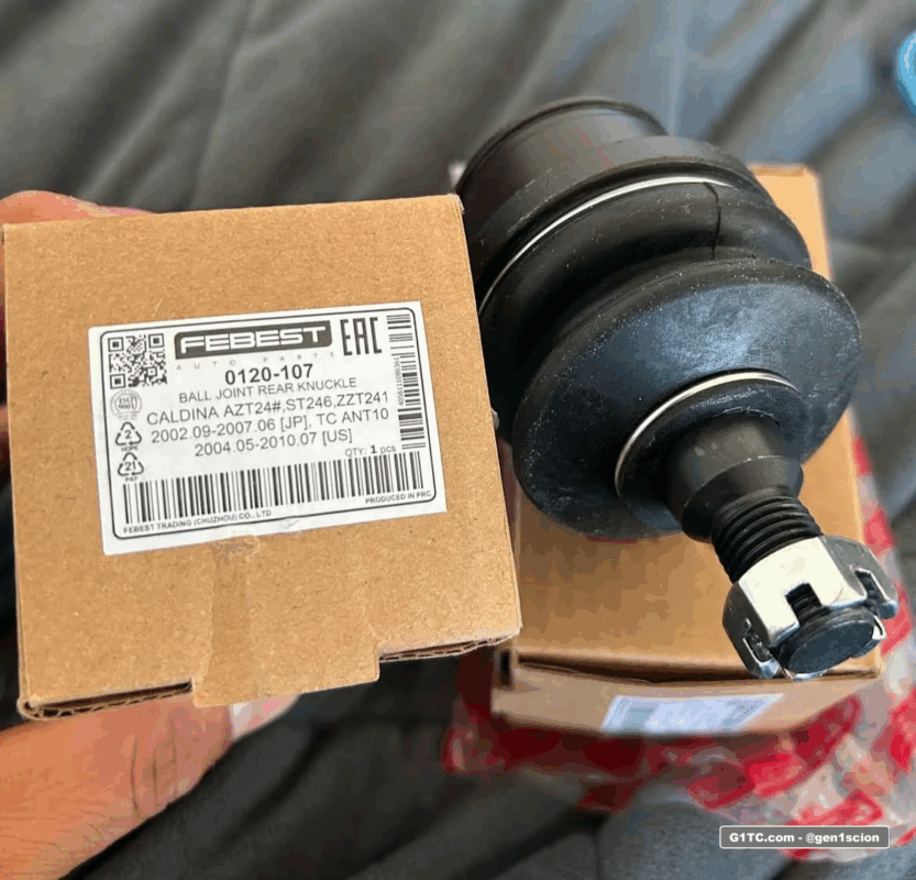 Febest 0120-107 rear ball joint replacement