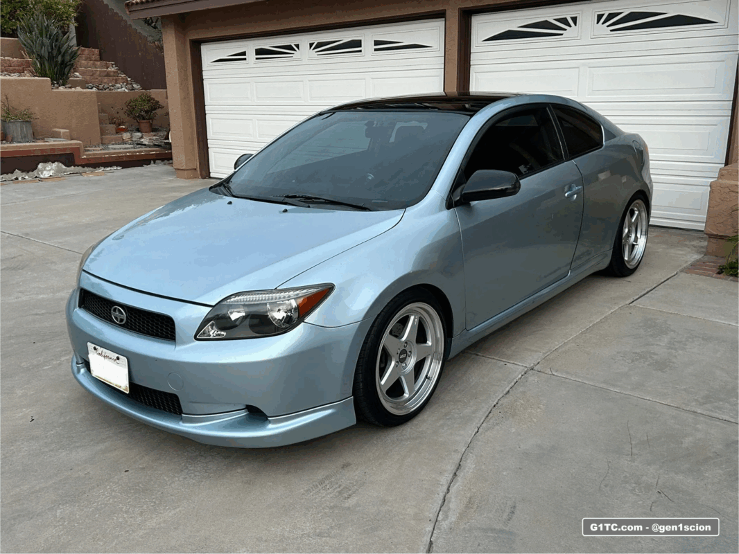 front window tinted Scion tC