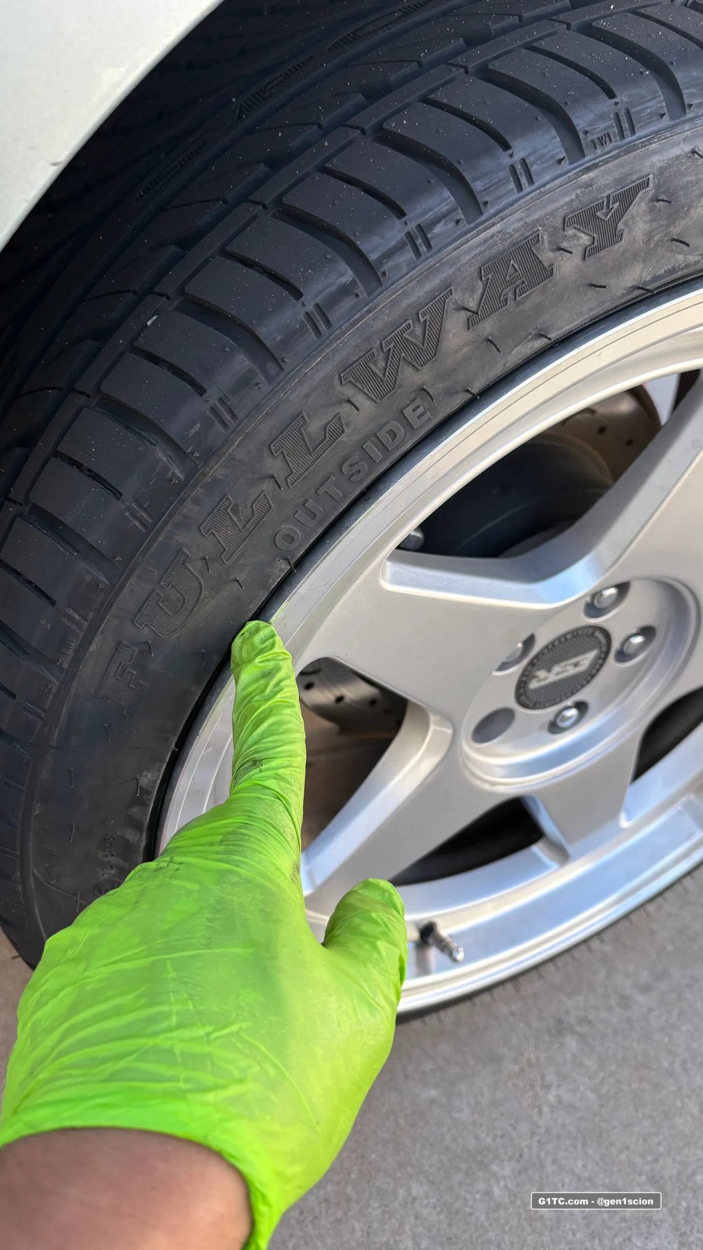 Fullway HP 108 tires no protective edge lip rim protector