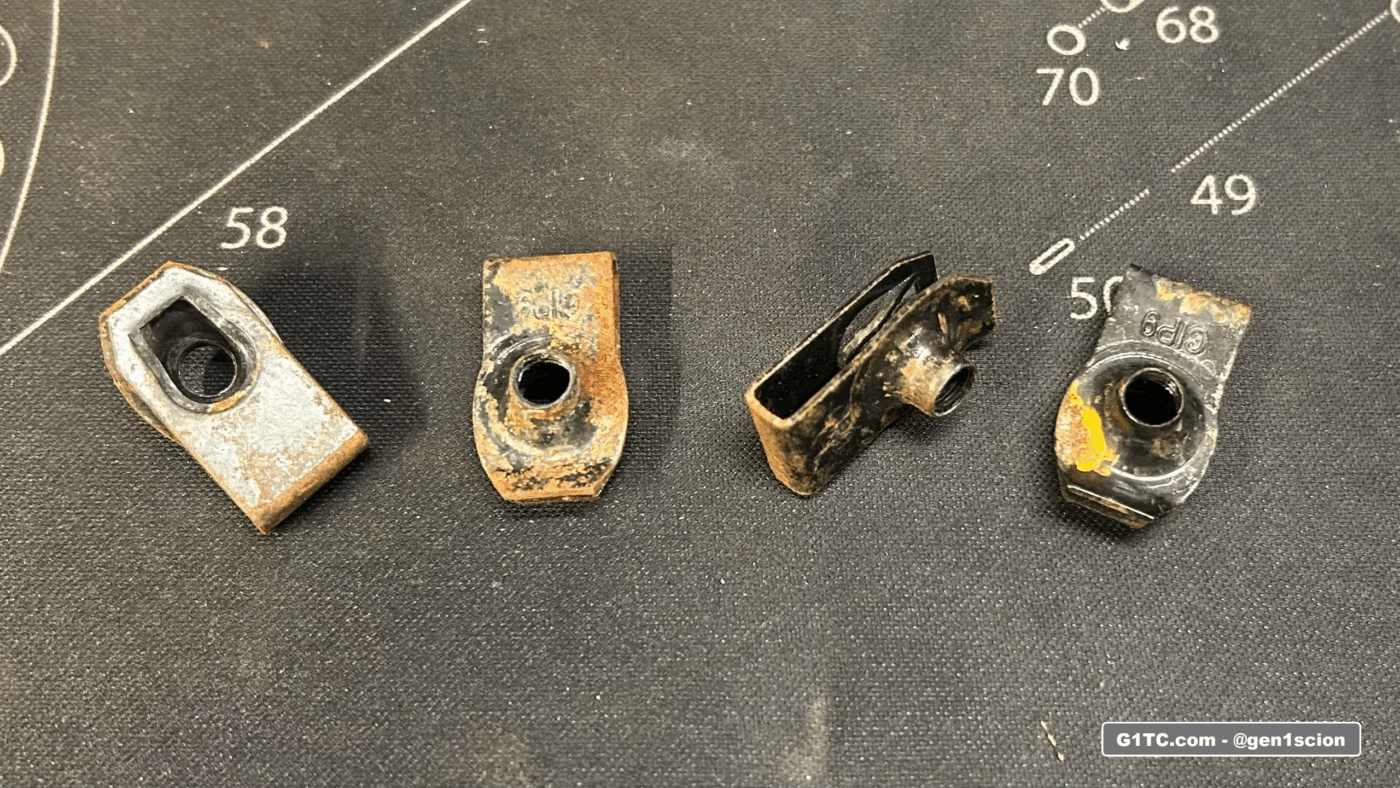 generic metal clips for the engine under covers