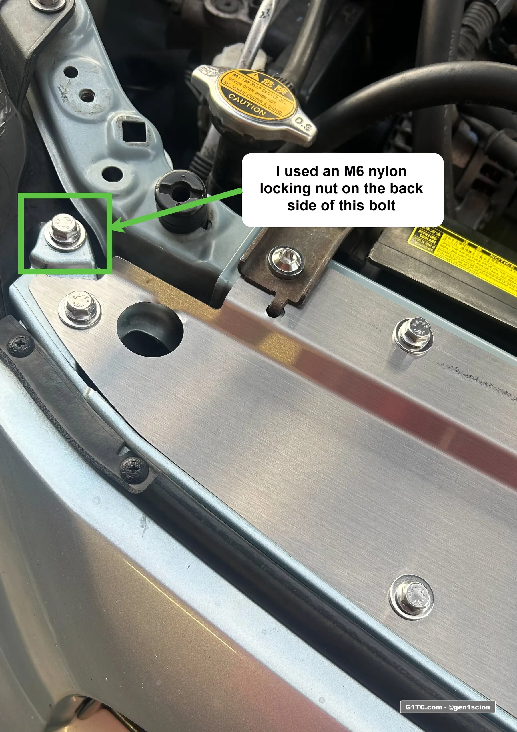 generic stainless M6 flanged bolts for engine dress