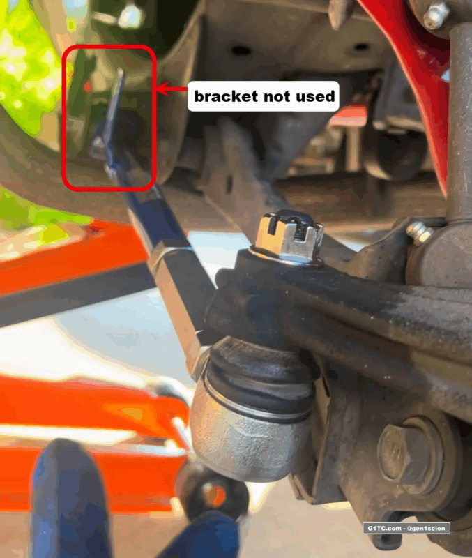 hardrace usa rear tie bracket ANT10 2005-2010 scion tc