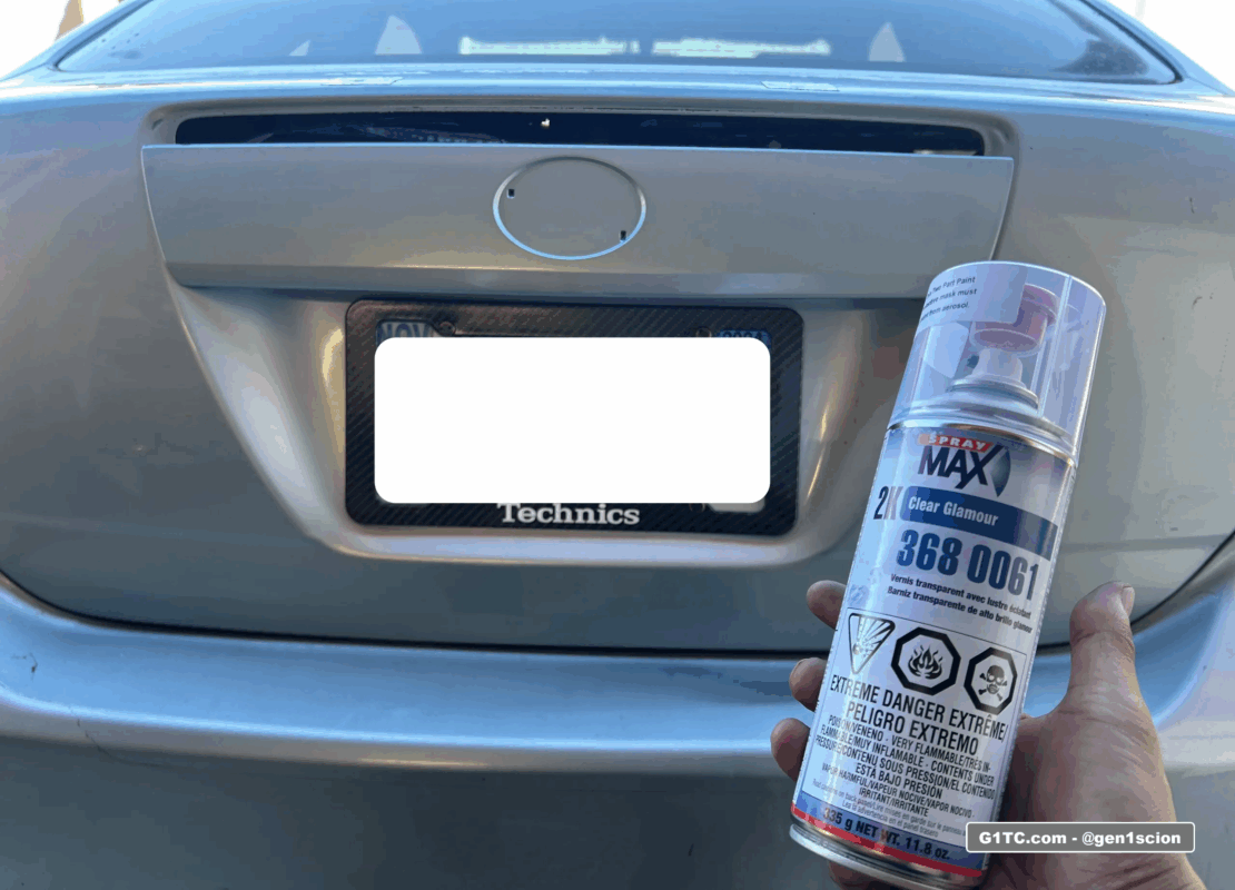 hatch trim replacement prepainted spray max 2k clear applied