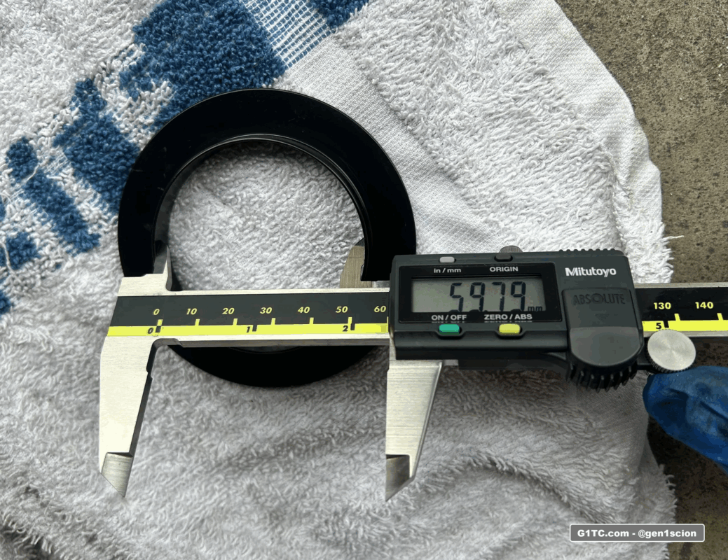 inside diameter 60mm BC Racing BR series inner sleeve rear