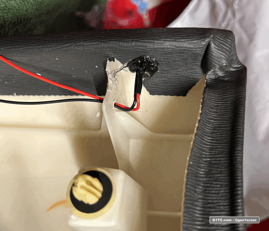 mounting alarm LEDs in the door cards