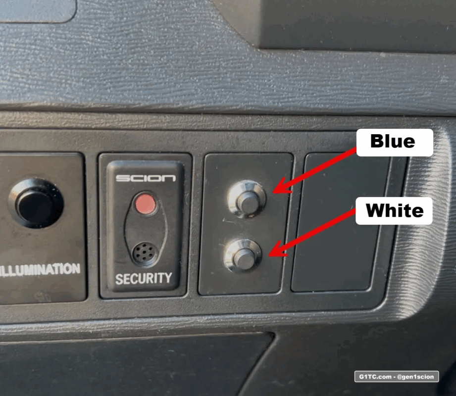 OEM 10th anniversary badge switch buttons