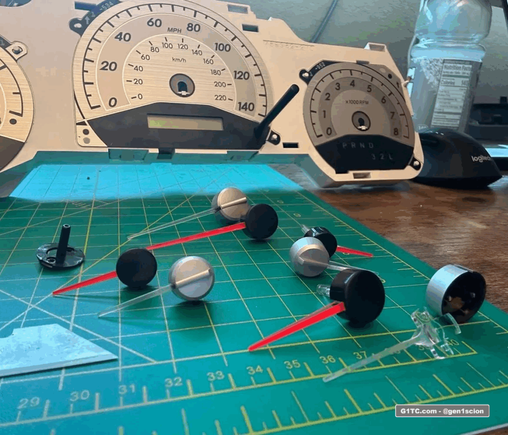 OEM red needle swap custom cluster