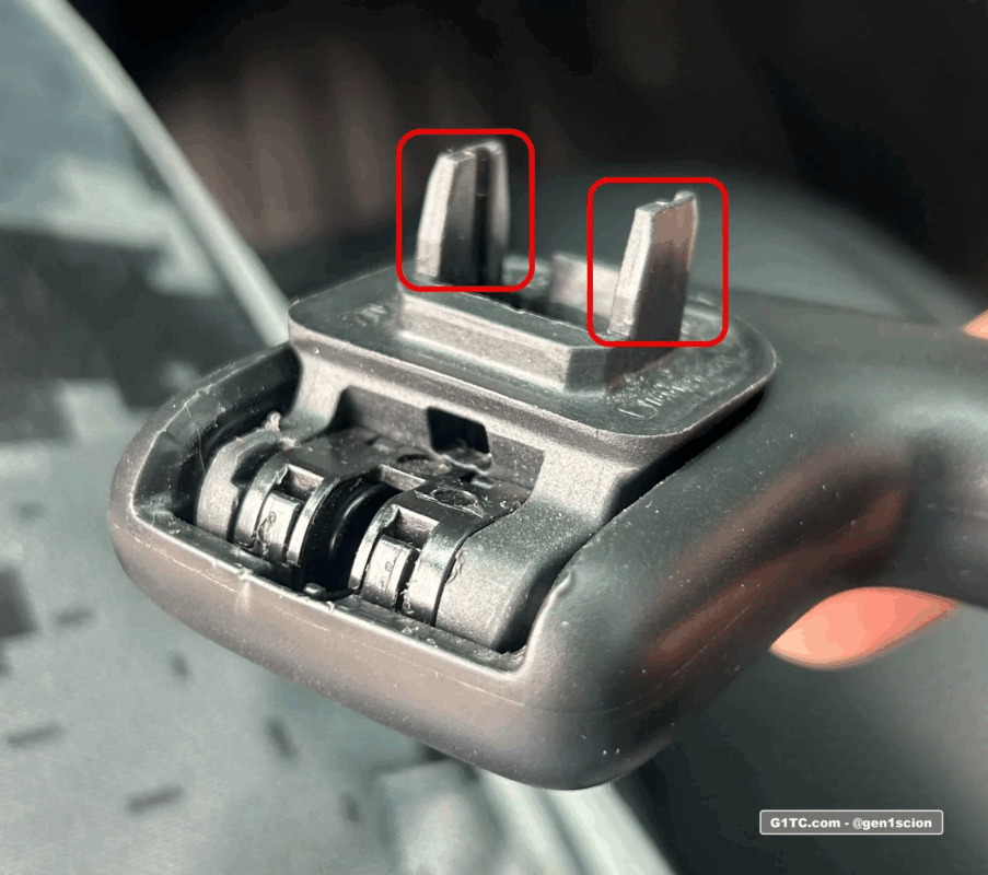 OEM Toyota black grab handle will fit Scion tc interior blackout project