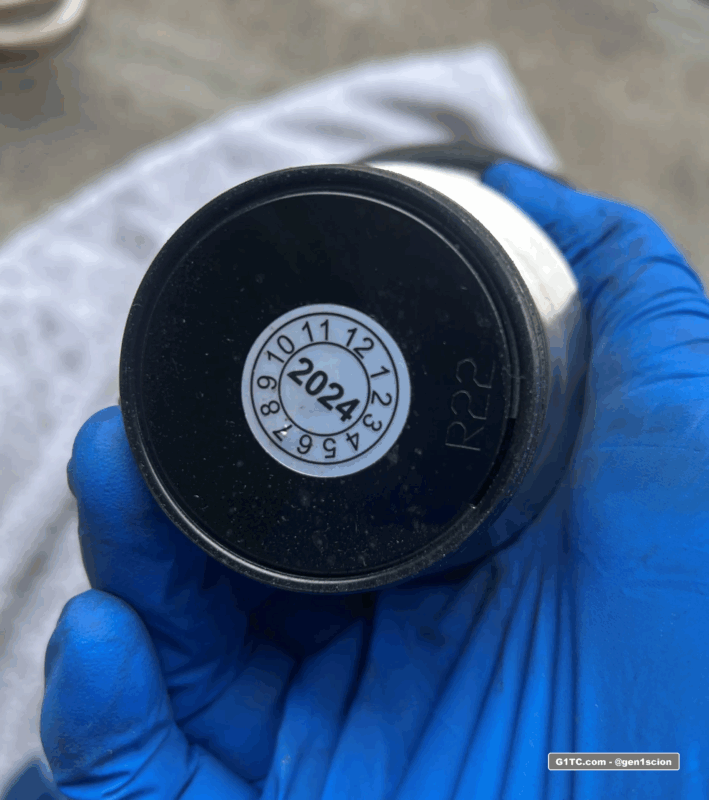 production date stamp on bottom of BC racing BR coilover strut
