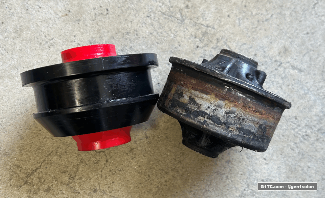 PSB 216 compared to OEM bushing front lower control arm 2005-2010 scion tc