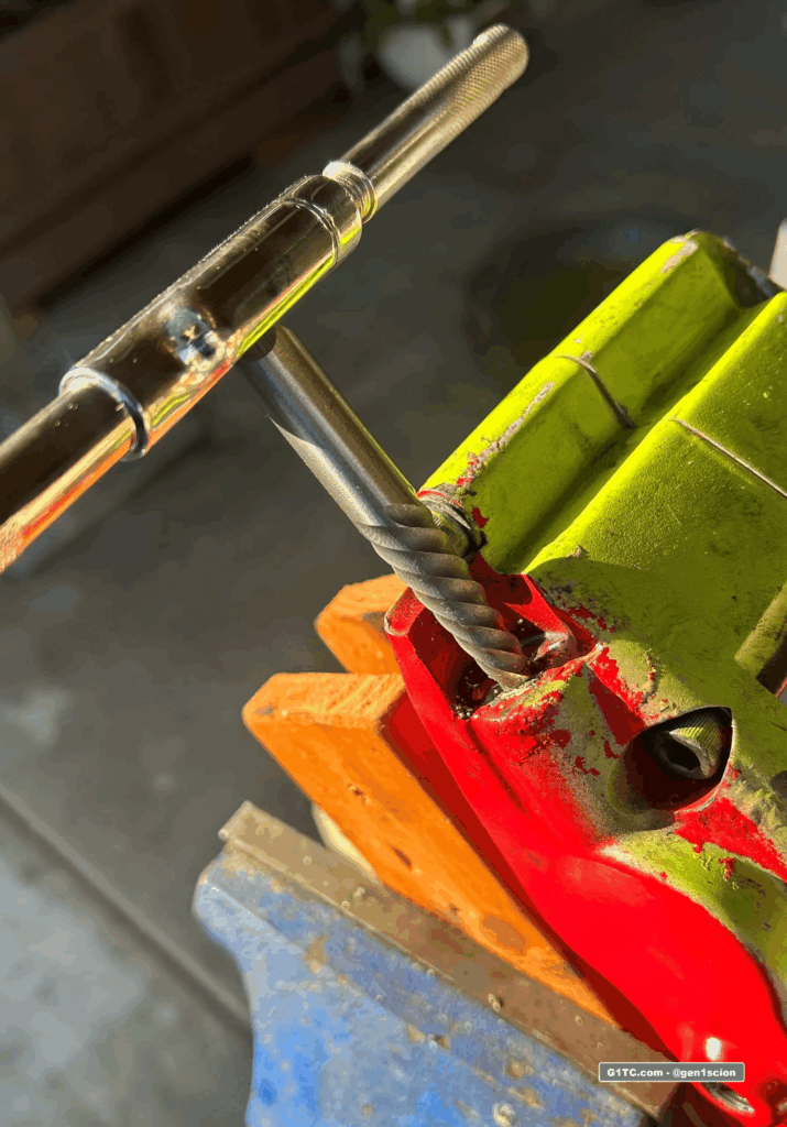 removing snapped and stuck bleeder bolt