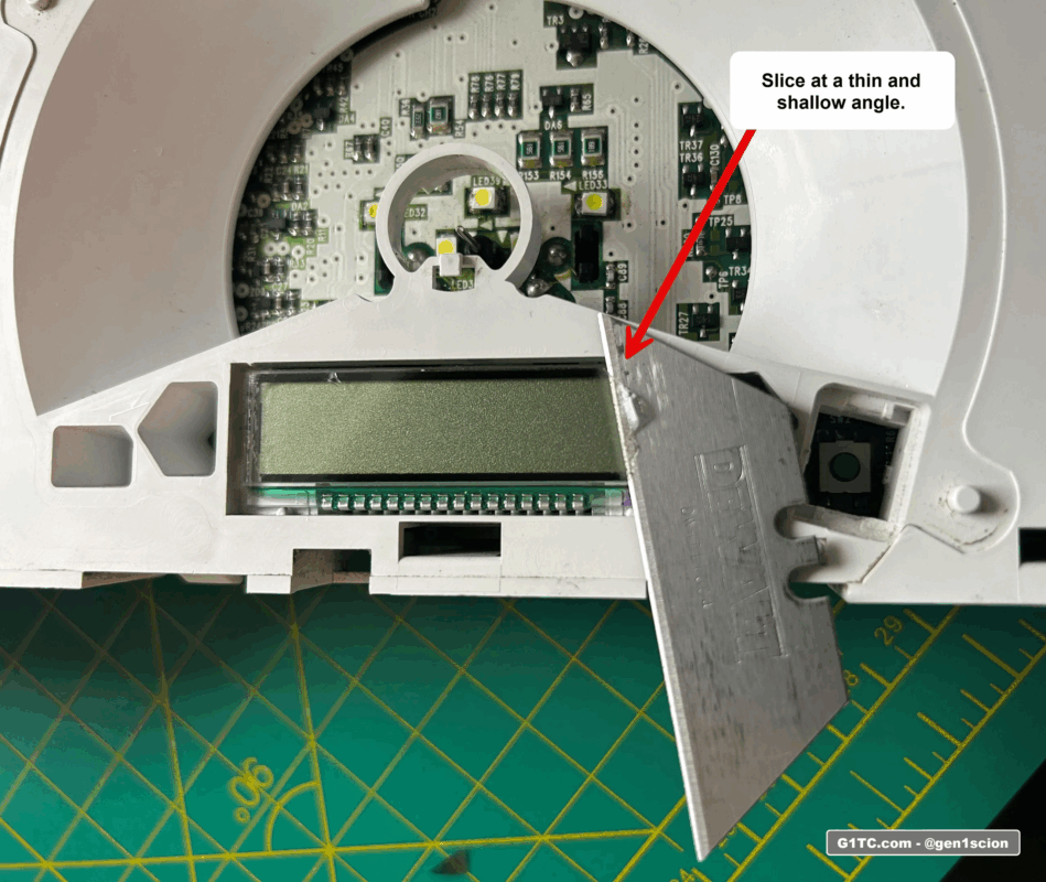 removing the polarizer film OEM trip display