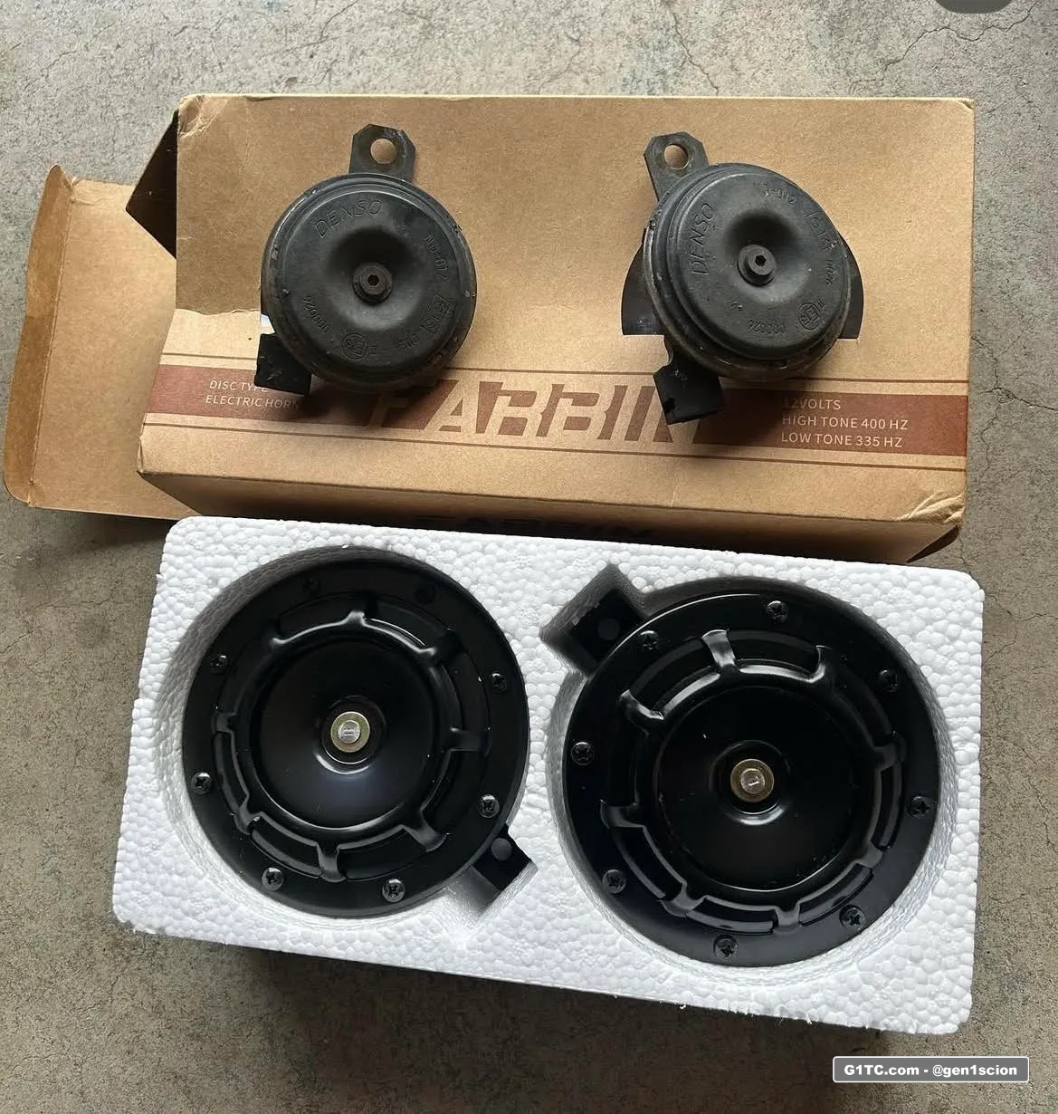 replacement horns from Amazon