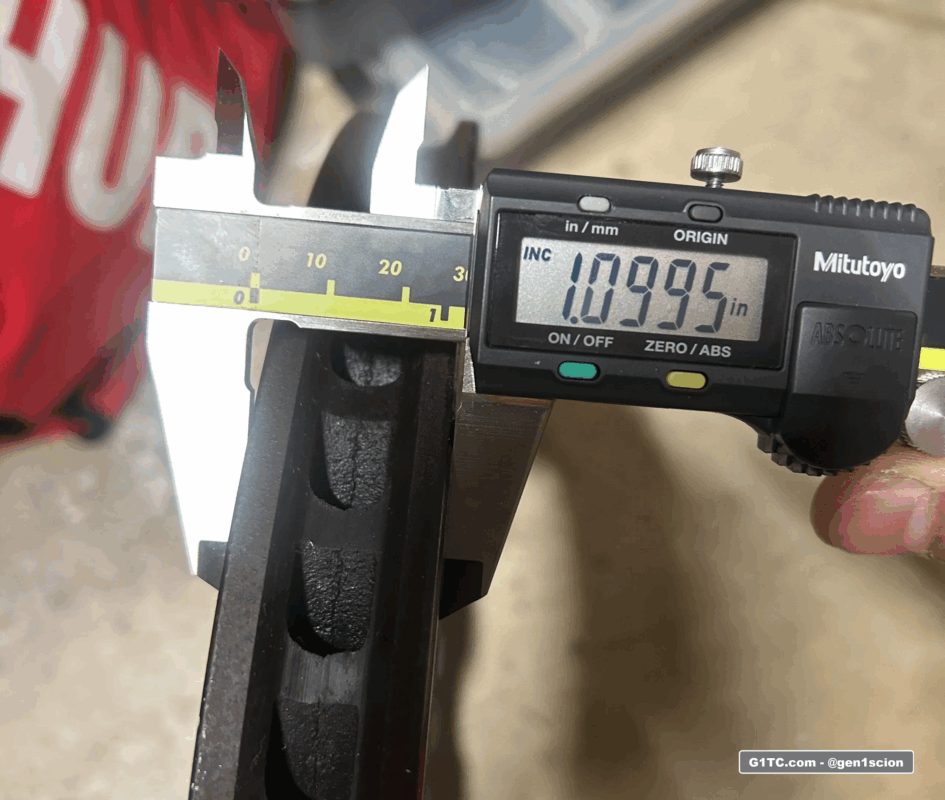 rotor thickness Wilwood 2 piece BBK