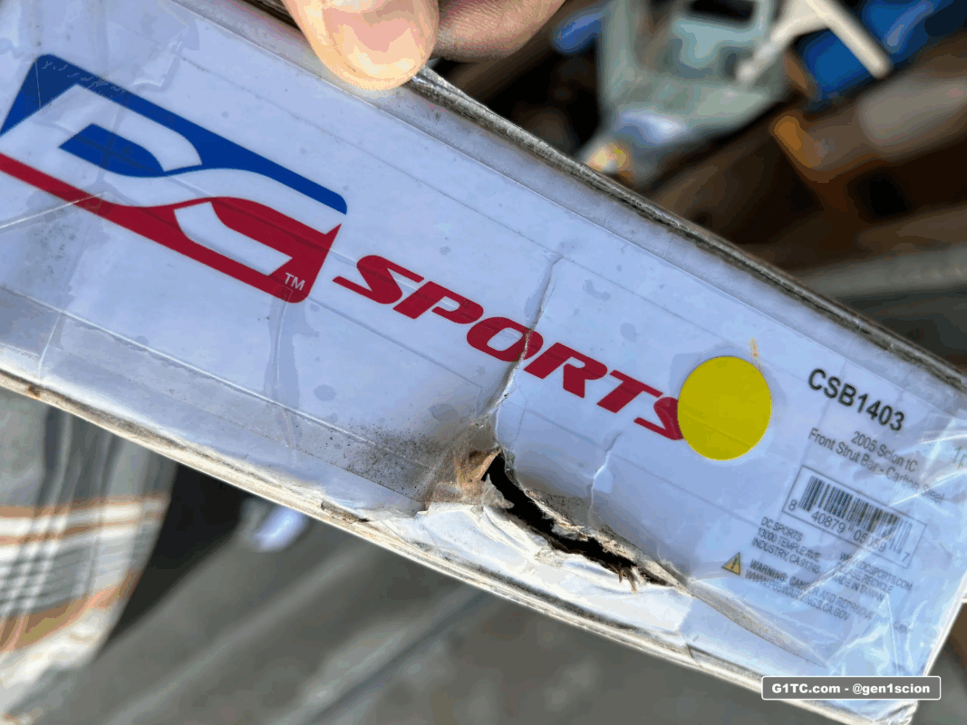 Scion tC 2005-2010 DC Sports upper front strut tower bar CSB1403