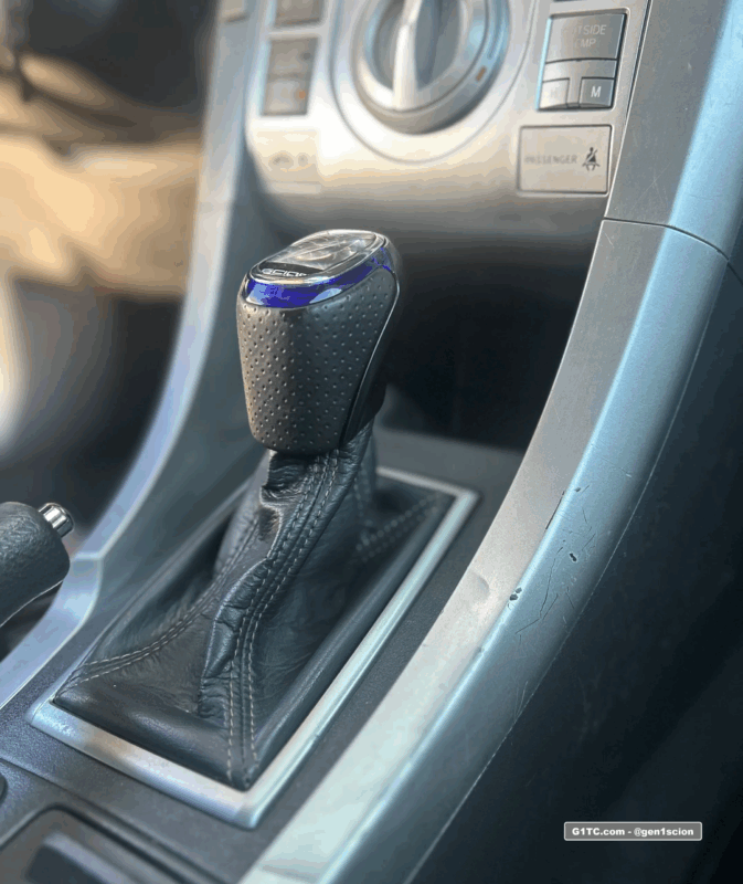 shortened automatic shift knob gear selector scion tc