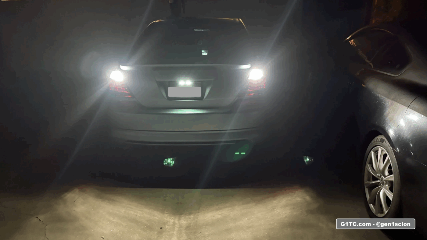 super bright LED reverse lights for added visibility