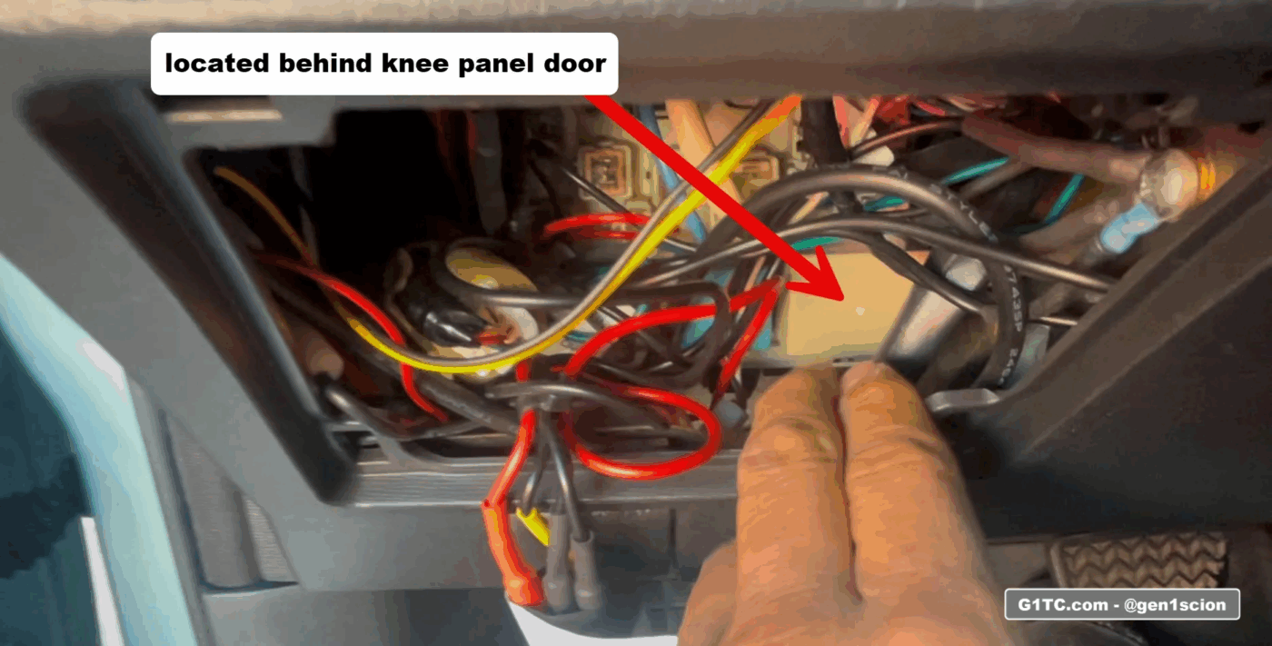 turn signal flasher relay location 2005-2010 scion tc