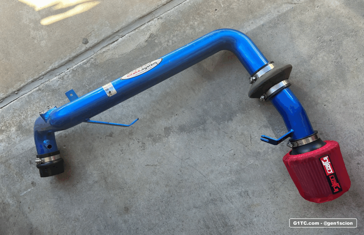 USED AEM Cold Air Intake setup with dry filter and hydroshield