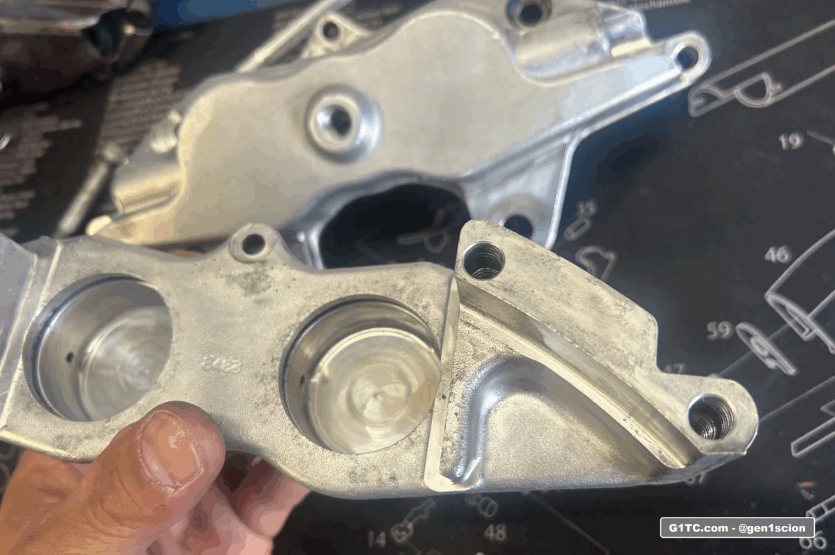 Wilwood BBK restore project powder coat and paint removed