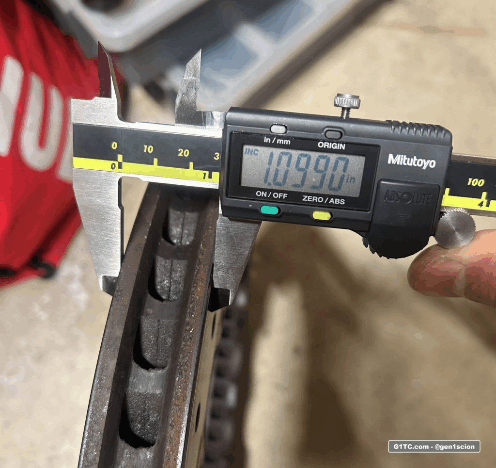 Wilwood BBK rotor thickness