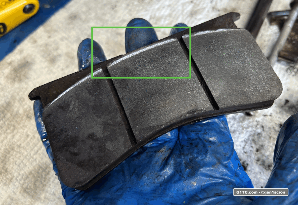 Wilwood rear brake pad wear