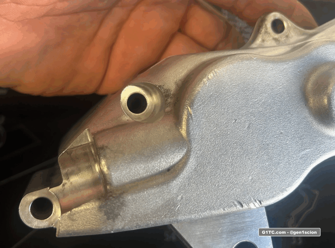 Wilwood restore project front caliper powdercoat and paint stripped