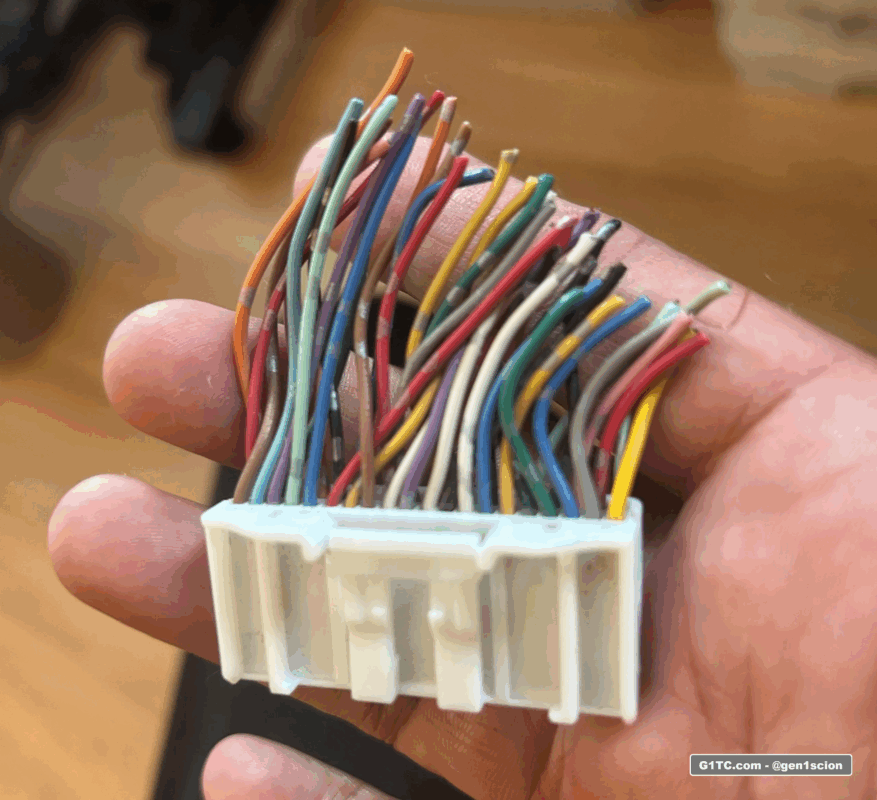 wiring harness socket for cluster gauge DIY testing