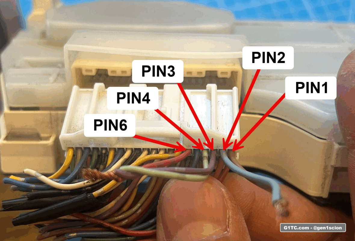 wiring the test gauge cluster for power and ground Scion TC1