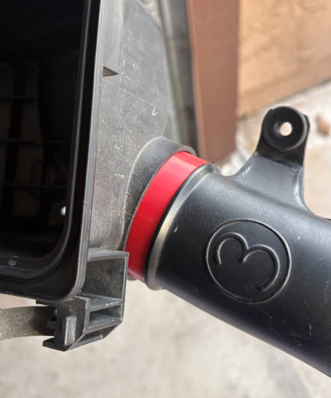 3d printed replacement gasket for the air intake box to elbow