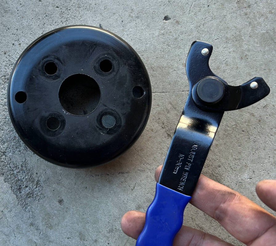 cam pulley holder tool