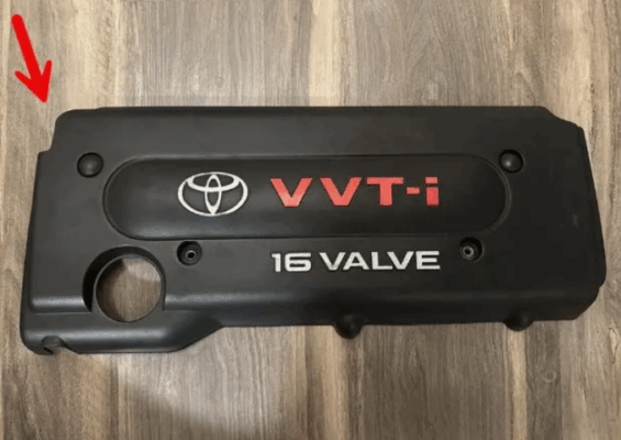 camry rav4 scion engine cover red vvti